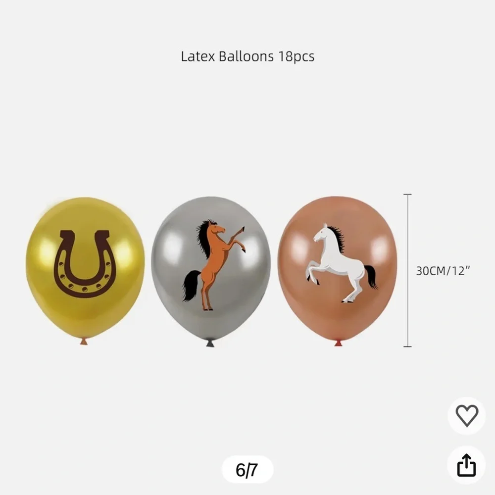 Equestrian Party Decor Set